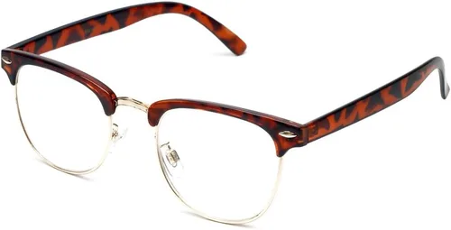 Vista 6 de Calabria 5921R - Lentes de lectura de diseño vintage, juego de chorro de metal, para hombres y mujeres, lectores clásicos, lentes de moda elegantes