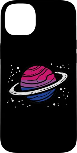 Vista 15 de iPhone 16 Bisexual Planet Saturn Bi Pride Flag Lgbtq Men Women Kids Case