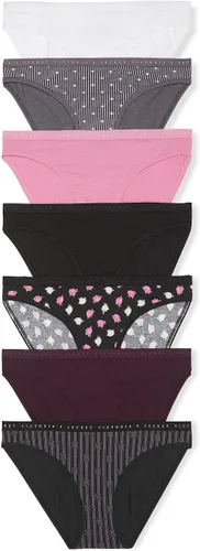 Vista 15 de Victoria's Secret - Ropa interior estilo bikini de algodón para mujer, bragas de cobertura moderada, paquete múltiple (XS-XXL)