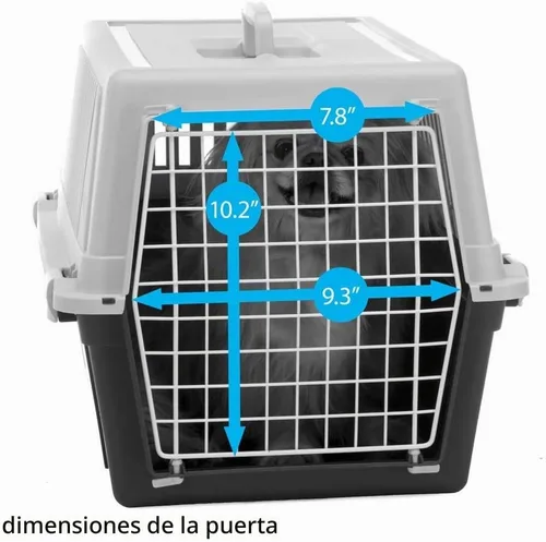 Vista 5 de Ferplast Atlas 20 - Transportador para gatos y perros, color azul