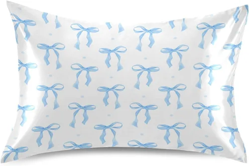 Vista 28 de Fundas de almohada Blueangle con diseño de rayas de béisbol – Fundas de almohada suaves y transpirables – Lavables a máquina – Fundas de almohada