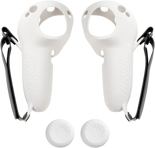 Vista 4 de Silicone Controller Grip Cover for Meta Quest Pro Controller Grip Protector for Quest Pro AccessoriesWhite
