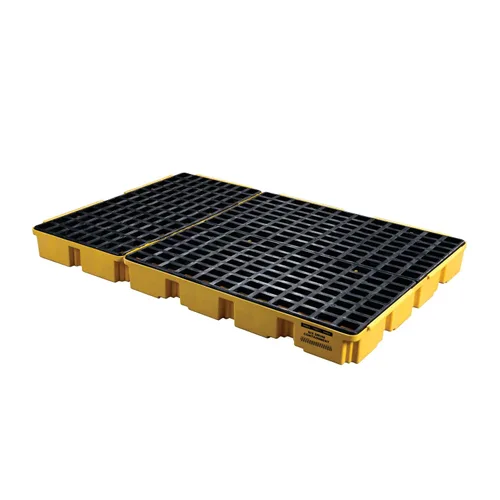 Vista 14 de Eagle Plataforma modular para derrames de un tambor, 26.25"x26"x6.5", sumidero de 15 galones, bandeja de contención de capacidad de carga de 2,000