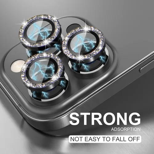 Vista 134 de Choiche Compatible para iPhone 16 Pro/iPhone 16 Pro Max Protector de Lente de Cámara, Vidrio Templado 9H Protector de Pantalla de Cubierta de Cámara