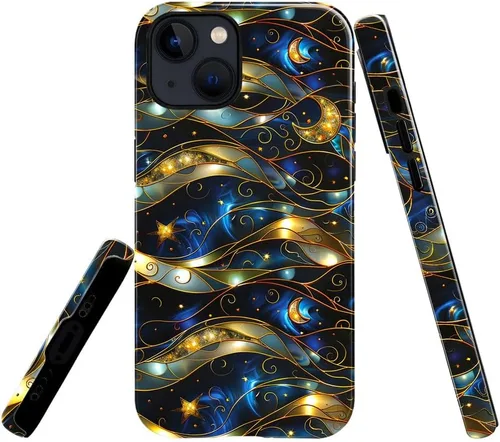 Vista 17 de Funda TnXee Compatible con iPhone 11, Funda Híbrida Brillante de 2 Capas para Prevenir Caídas para Niñas y Niños, Aspecto Bonito con Flores Salvajes