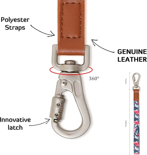 Vista 2 de RAINDEE Cordón de muñeca para llaves llavero cartera soporte de identificación teléfono celular cordón de pulsera para mujer correa de muñeca