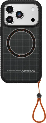 Vista 16 de OtterBox Sole Series - Carcasa para iPhone 16, color negro Funda protectora para iPhone con bordes de banda de rodadura, con bucle para el dedo