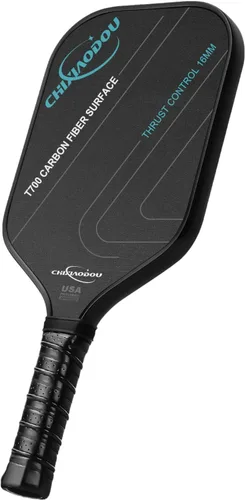 Vista 8 de Pickleball Paddles, Multi-Layer T700 Textured Carbon Fiber Pickleball Paddle, 2-Types of Thickenesses, USAPA Approved Carbon Fiber Surface Pickle
