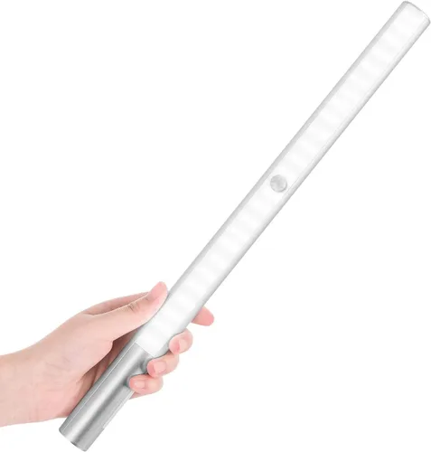 Vista 2 de BLS - Paquete de 6 luces con sensor de movimiento para interiores + 1 paquete de luces LED T401 para armario, funciona con pilas, iluminación