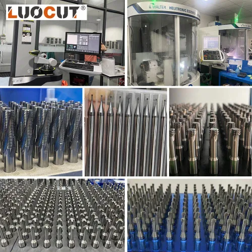 Vista 7 de Fresa de rosca de fresado de hilo de carburo sólido molino de herramienta para aluminio Ángulo de rosca 60 grados-D1.05* P0.3