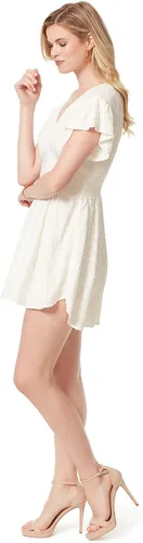 Vista 2 de Jessica Simpson Mini vestido de manga corta Khloe Flutter para mujer