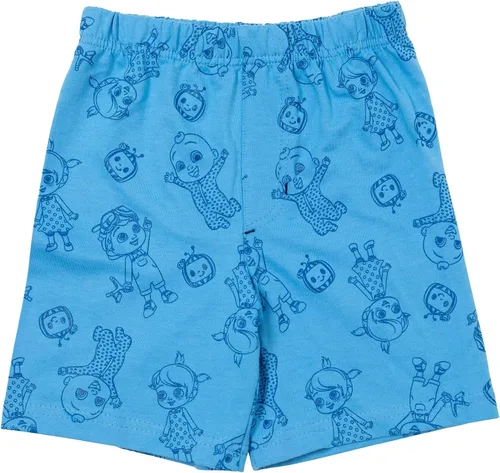 Vista 4 de CoComelon JJ Graphic - Conjunto de camiseta con pantalones cortos de rizo francés