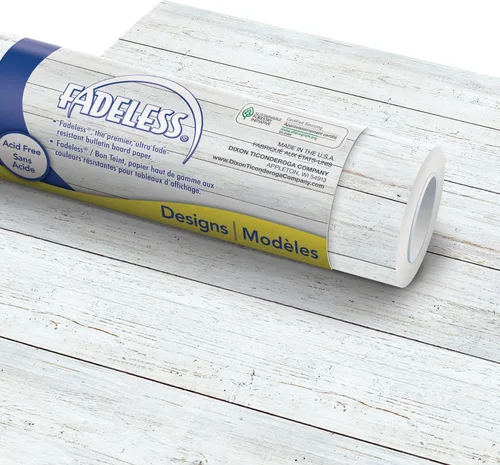 Vista 45 de Fadeless Papel para Tablón de Anuncios, Papel Resistente a la Decoloración para Decoración de Aula, 48" x 50', Azure, 1 Rollo