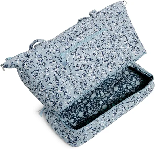 Vista 4 de Vera Bradley Cotton Deluxe Tote Travel Bag