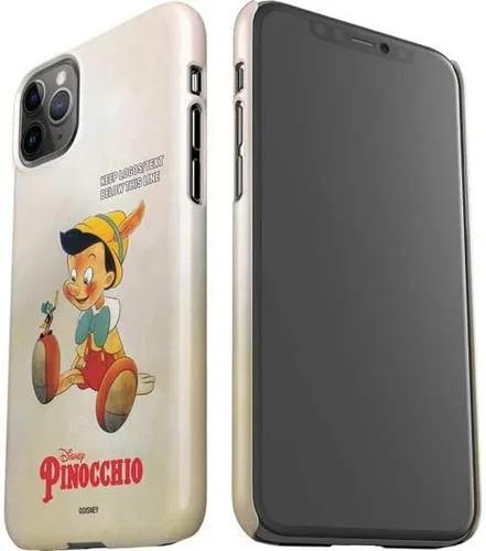 Vista 4 de Skinit Lite Phone Case Compatible with iPhone 11 Pro Max - Officially Licensed Disney Pinocchio Vintage Portrait Design