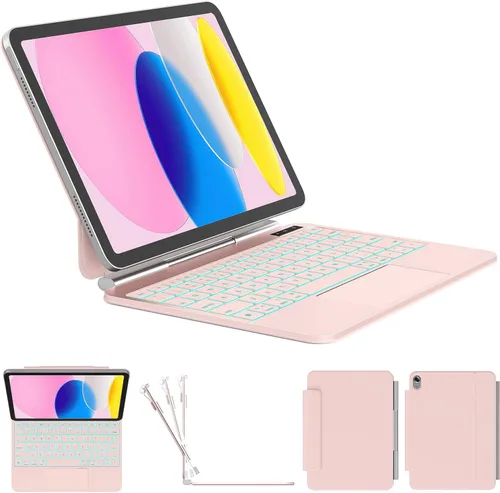 Vista 16 de Funda para teclado para iPad Air 11/Pro 11 (1-4), trackpad de Negro