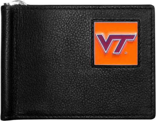 Vista 20 de Siskiyou Cartera deportiva de cuero con clip para billetes de la NCAA