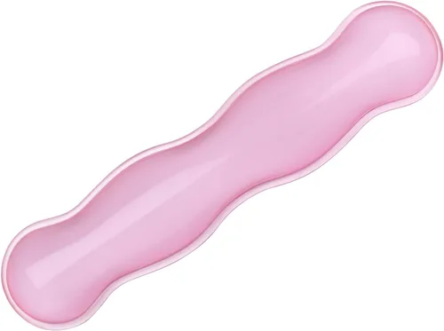 Vista 24 de Reposamuñecas de Gel para Teclado y Ratón, Reposamuñecas para Teclado, Soporte de Muñeca para Ratón, Alivio del Dolor, Toque Fresco, Antideslizante
