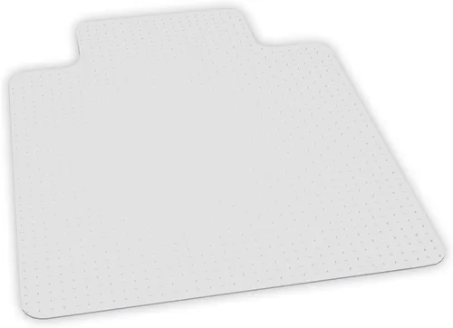 Vista 2 de Alfombras para sillas de pelo bajo, 45 x 53 pulgadas con borde, vinilo transparente