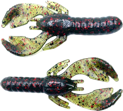 Vista 22 de Phat Pak Baits - Beasty Bug Jr Ned Rig Craw Finesse Bass Señuelo de pesca de plástico suave 20ct 2.8" Bicho Bama
