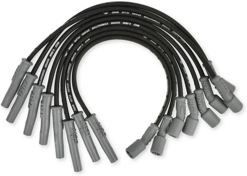 Vista 6 de MSD 31633 Super Conductor Juego de cables de bujía, color negro