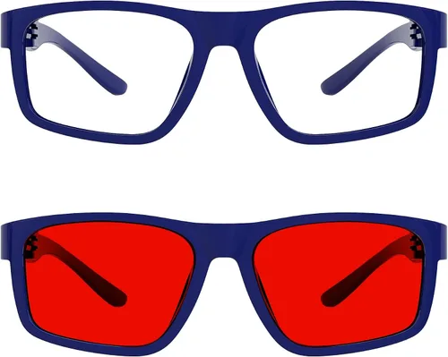Vista 92 de Eyekepper Gafas de luz azul para hombre y mujer, paquete de 6 lentes Pilot Paquete de 6 color mezclado