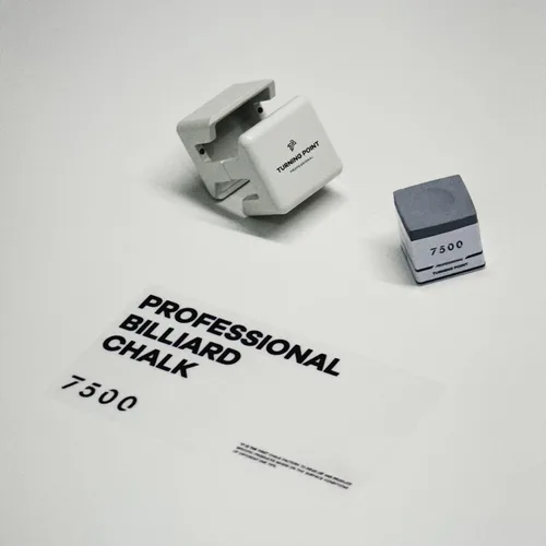 Vista 4 de TP7500 TP Chalk 7500 TurningPoint - Tiza profesional para billar con soporte de aluminio