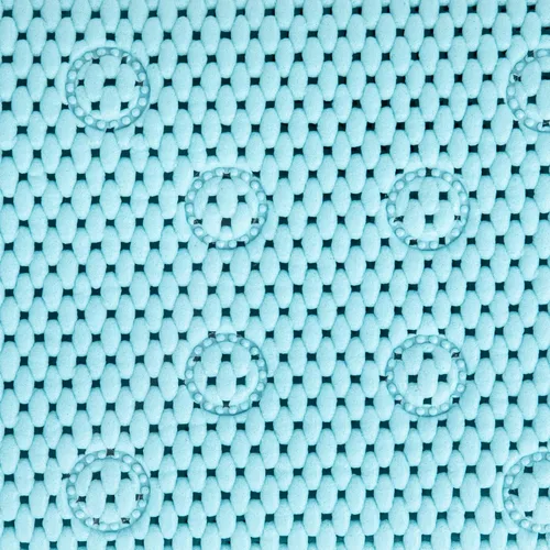 Vista 4 de Duck Brand Softex Bath Mat for Tubs, Machine Washable, 17 x 36 Inches, Blue, Skid Resistant (393478) (Pack of 4)
