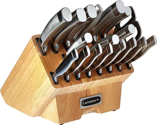 Vista 15 de Cuisinart C77SS-15PG Juego de 15 piezas de bloque de cubiertos de acero inoxidable alemán con mango hueco