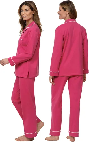 Vista 145 de PajamaGram Conjunto de pijama para mujer – Pijama para mujer, jersey novio, 100% algodón