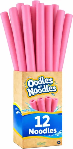 Vista 17 de Oodles of Noodles Fideos de espuma de arcoíris de lujo para piscina - Paquete de 12 - Aproximadamente 122 cm x 6.4 cm Tubos de espuma multiusos