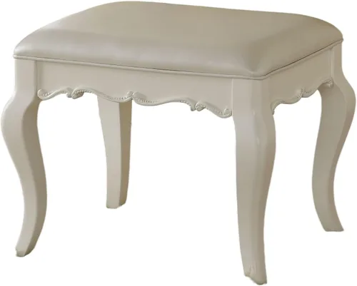 Vista 6 de ACME Edalene Twin Bed- Blanco perla