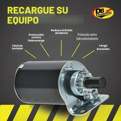 Vista 9 de DB Electrical SBS0044 Arrancador para John Deere Toro Cub Cadet Briggs HD