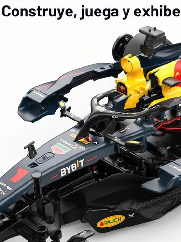 Vista 5 de RASTAR Construye tu propio kit RedBull F1 de coche RC con calcomanías