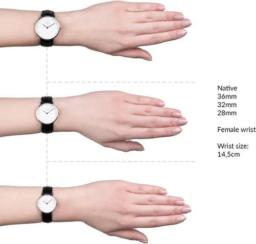 Vista 5 de Nordgreen Reloj de oro escandinavo nativo con correas intercambiables