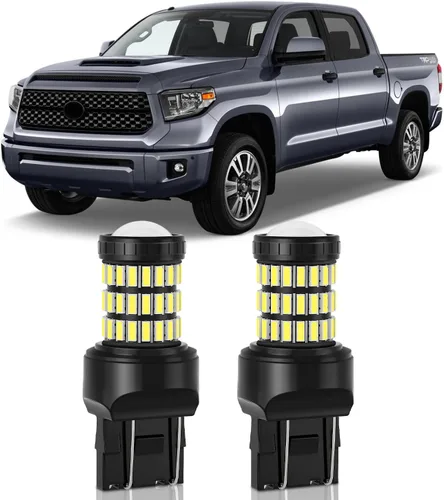 Vista 9 de Xenon White T20 7443 7444 7440 Bombillas LED con proyector de retroceso de luces compatibles con Honda 2001 2002 2003 2004 2005 2006 2007 2008 2009