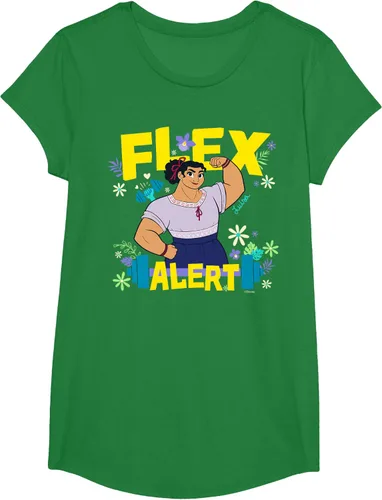 Vista 42 de Disney Encanto Luisa Madrigal Flex Alert Camiseta, Negro