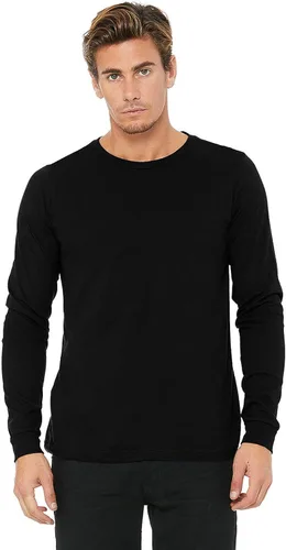 Vista 3 de Canvas Men's - Camiseta de manga larga 100% algodón de 4.2 onzas, modelo Filmore 3501para hombre