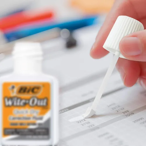 Vista 4 de BIC Wite-Out - Líquido de corrección de secado rápido paquete de 3 BICWOFQD324