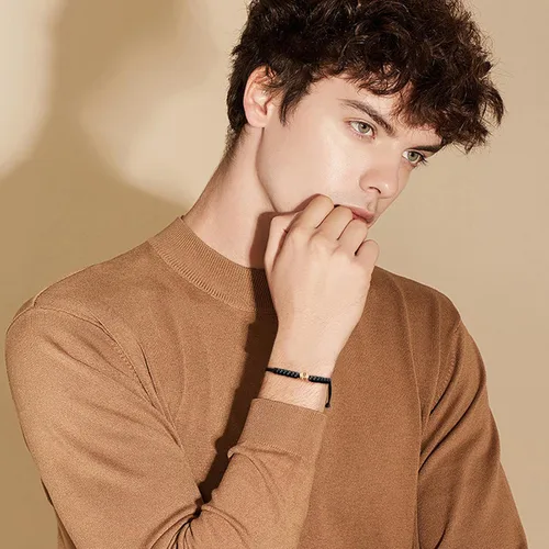 Vista 14 de Pulseras con iniciales para adolescentes y niños, pulsera de letra N con dije de inicial, pulseras hechas a mano para el día de San Valentín, Día