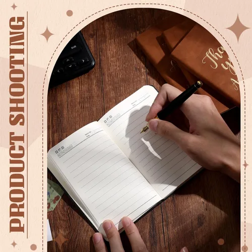 Vista 4 de Ctosree 20 cuadernos de cuero A6 de agradecimiento para empleados, regalos de equipo para compañeros de trabajo, cuadernos inspiradores para regalos