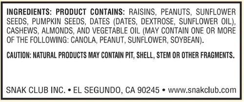 Vista 3 de Grab & Go Fancy Trail Mix 2 oz. / 12 unidades, aperitivos salados