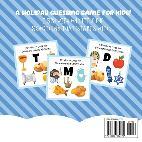 Vista 2 de I Spy Hanukkah Book for Kids A Fun Guessing Game Book for Little Kids Ages 2-5 and all ages - A Great Chanukah gift for Kids and Toddlers