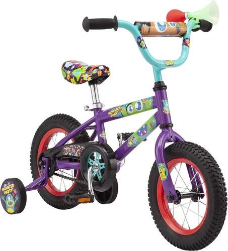 Vista 8 de Pacific Bicicleta de personaje para niños y niñas de 3 a 7 años, opción de ruedas de 12 o 16 pulgadas, marco de acero, frenos de posavasos, asiento
