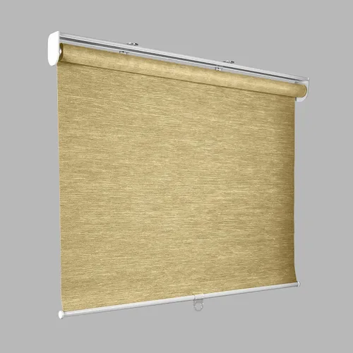 Vista 3 de ARLO BLINDS Persiana enrollable de tela de tejido natural, transparente, filtro de luz, inalámbrica, 22 pulgadas de ancho x 60 pulgadas de alto