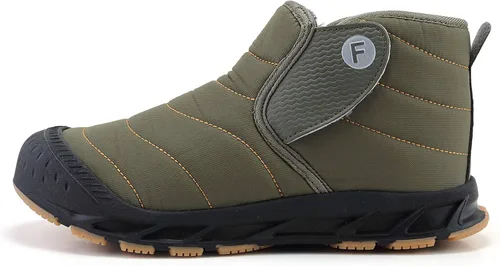 Vista 3 de Eagsouni Botas de nieve para hombre y mujer, zapatos de invierno, antideslizantes, resistentes al agua, totalmente forradas de piel, para exteriores