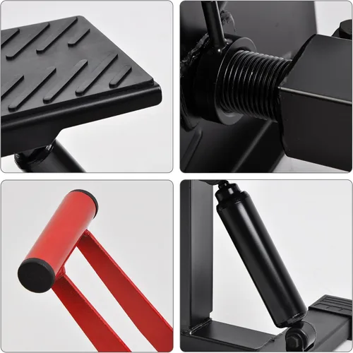 Vista 6 de Soporte de elevación para motocicleta, elevador, altura ajustable, accesorios para bici de cross