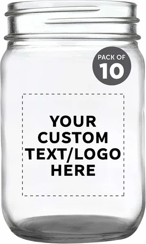 Vista 19 de DISCOUNT PROMOS Juego de 10 tarros de albañil decorativos, 12 onzas, texto personalizable, logotipo, enlatado, tapa de aluminio, color negro