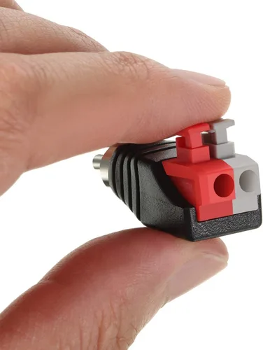 Vista 4 de MATTOX Cable de altavoz a audio macho RCA conector adaptador Jack Plug 10pcs/Set
