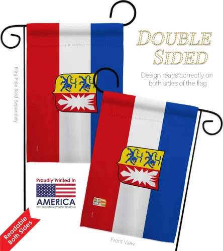 Vista 3 de Schleswig Holstein Garden Flags 2pcs Pack Regional Germany States Central Europe Territory Old History Country Particular Area Small Gift Yard House